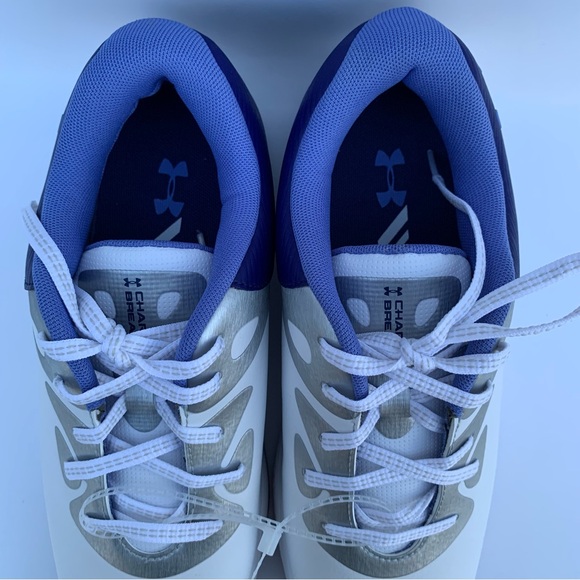 UNDER ARMOUR Women’s Charged Breathe 2 Spikeless Golf Shoes Sz 8.5 White - Picture 6 of 12